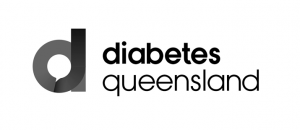 Diabetes QLDDiabetes QLD greyscale logo