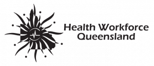 Health Workforce Queensland greyscale logo