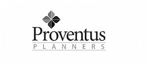 Proventus Planners greyscale logo